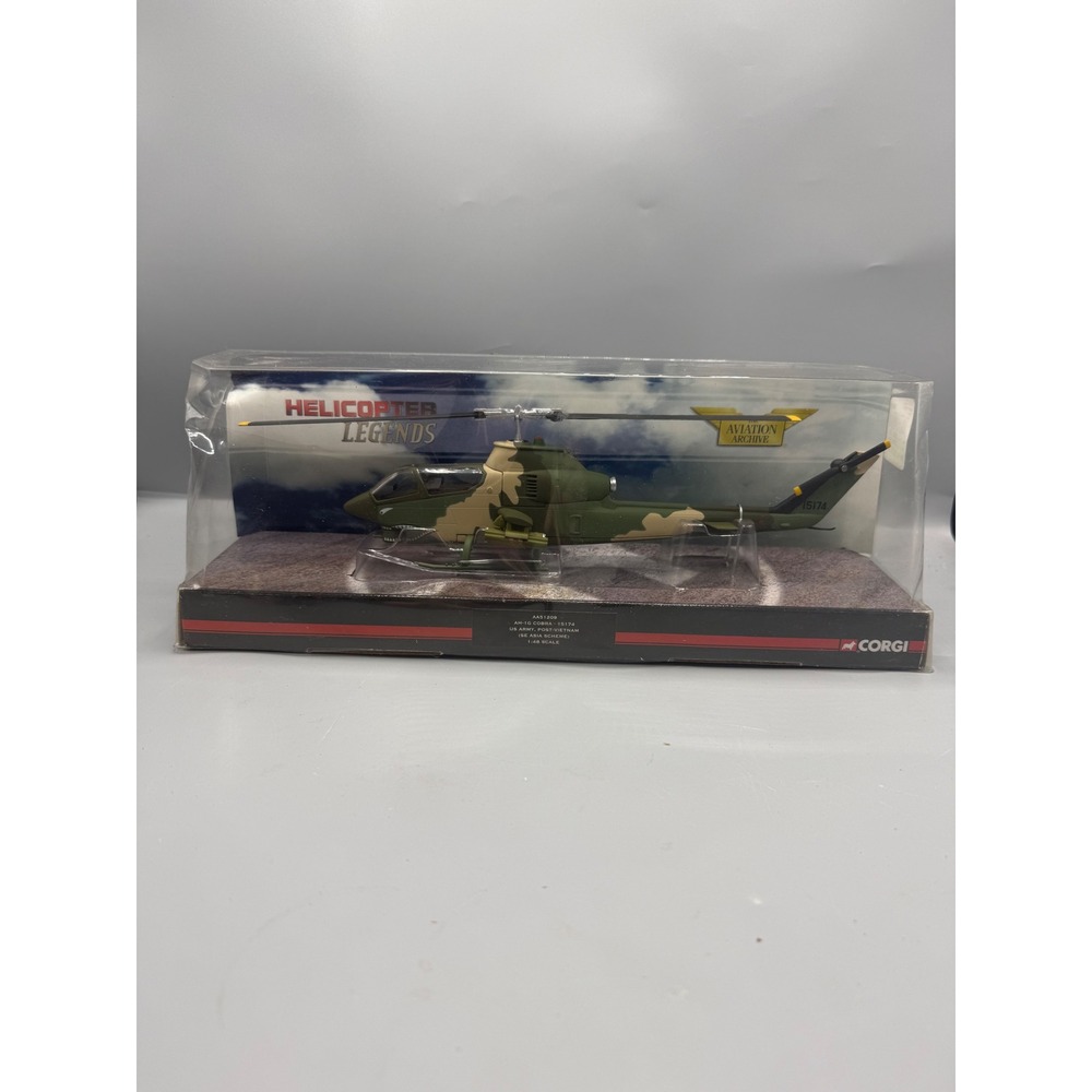 Corgi Helicopter Legends AH-1G Cobra 15174 US Army 1:48 Diecast Model AA51209